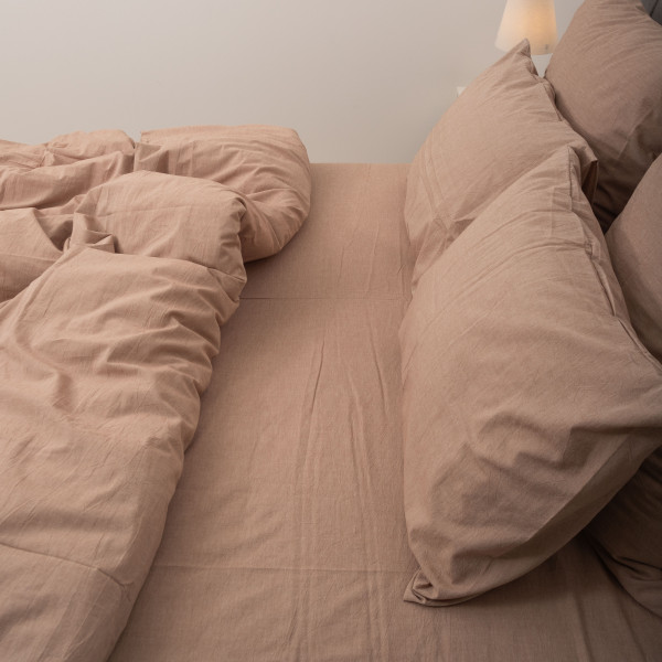 Комплект постельного белья Viluta Евро Вареный хлопок Wash 57