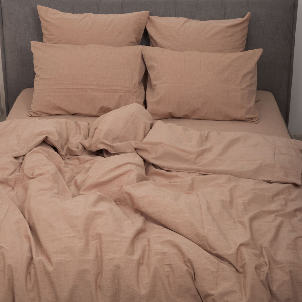 Комплект постельного белья Viluta Евро Вареный хлопок Wash 57