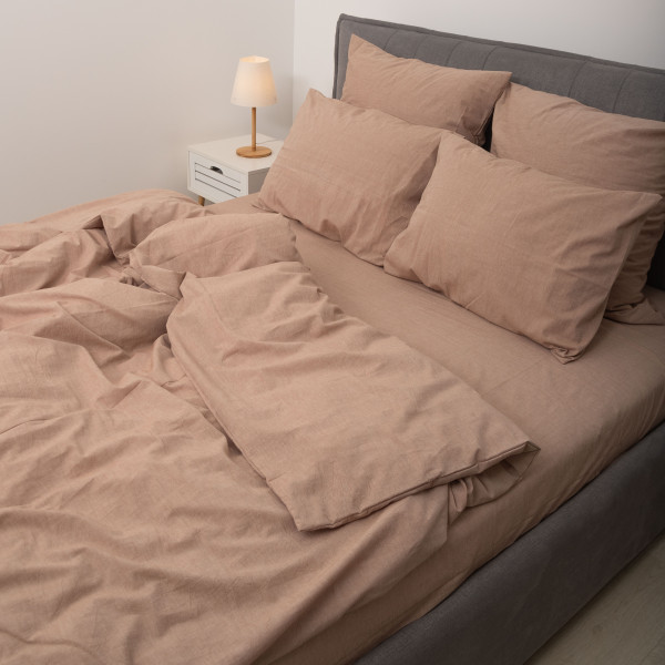 Комплект постельного белья Viluta Евро Вареный хлопок Wash 57