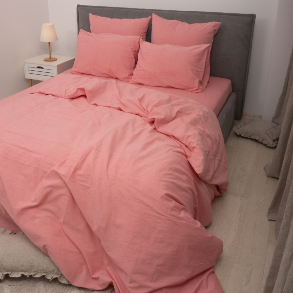 Комплект постельного белья Viluta Евро Вареный хлопок Wash 58