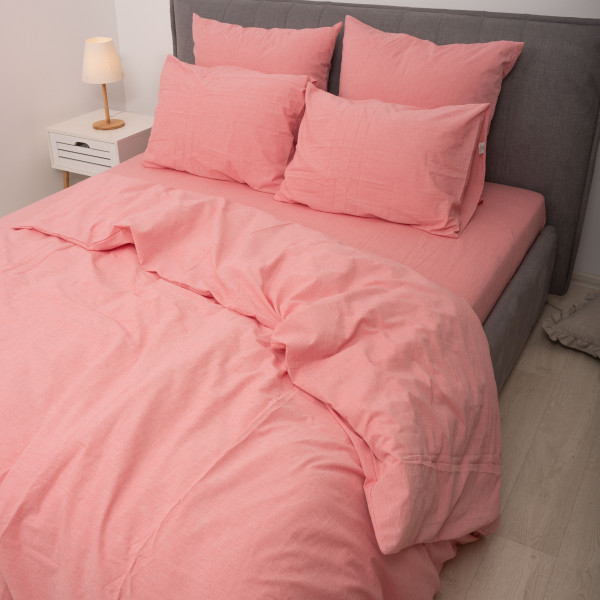 Комплект постельного белья Viluta Евро Вареный хлопок Wash 58