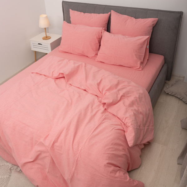 Комплект постельного белья Viluta Евро Вареный хлопок Wash 58