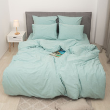 Комплект постельного белья Viluta Евро Вареный хлопок Wash 61