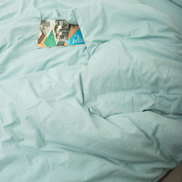 Комплект постельного белья Viluta Евро Вареный хлопок Wash 61