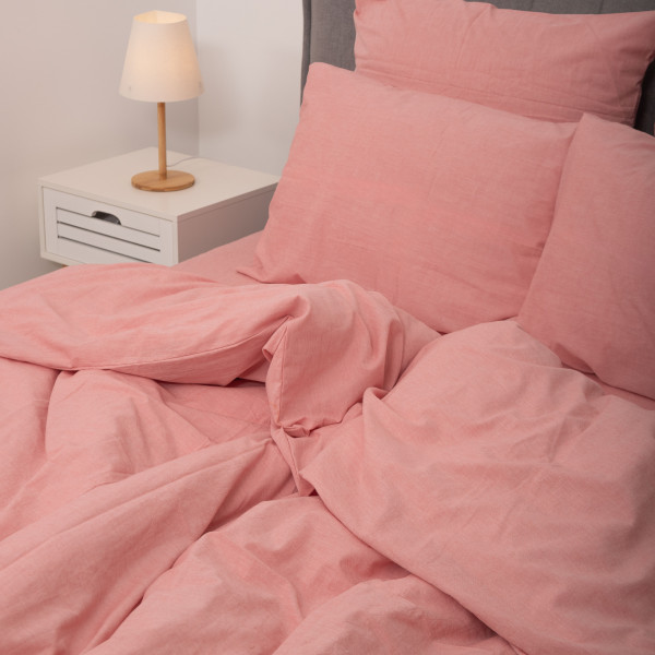 Комплект постельного белья Viluta Евро Вареный хлопок Wash 62