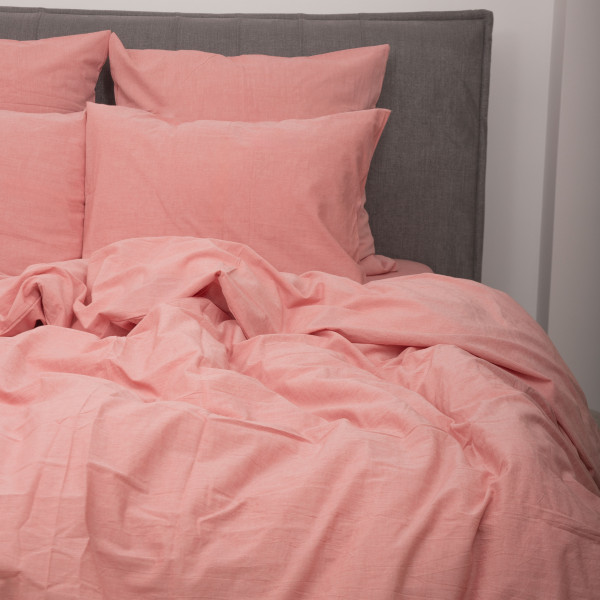 Комплект постельного белья Viluta Евро Вареный хлопок Wash 62