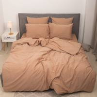 Комплект постельного белья Viluta Евро Вареный хлопок Wash 63