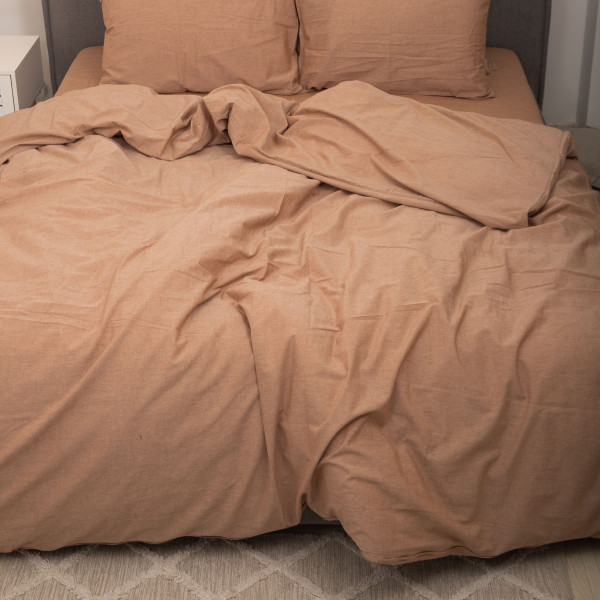 Комплект постельного белья Viluta Евро Вареный хлопок Wash 63