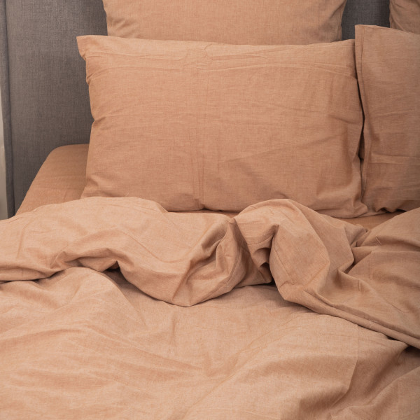 Комплект постельного белья Viluta Евро Вареный хлопок Wash 63