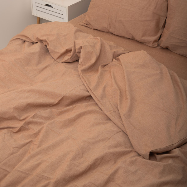 Комплект постельного белья Viluta Евро Вареный хлопок Wash 63