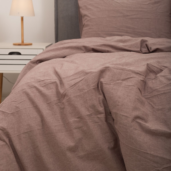 Комплект постельного белья Viluta Евро Вареный хлопок Wash 64