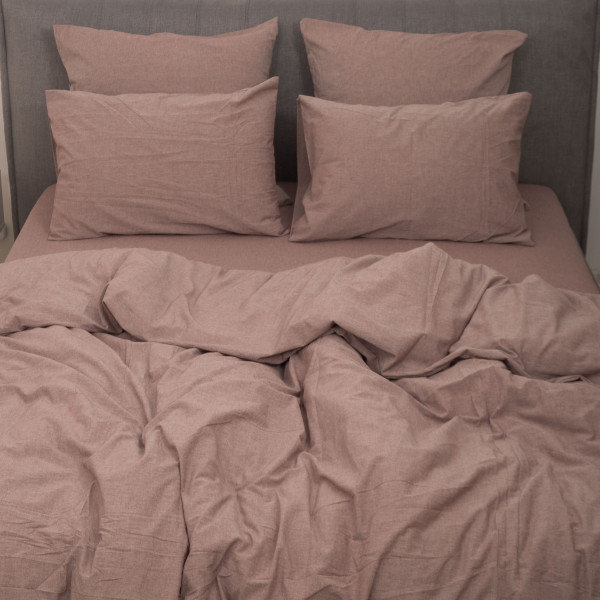 Комплект постельного белья Viluta Евро Вареный хлопок Wash 64