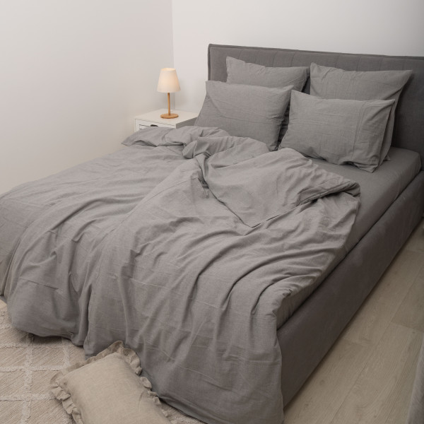 Комплект постельного белья Viluta Евро Вареный хлопок Wash 65