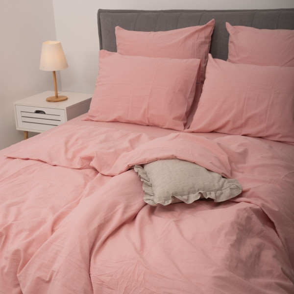 Комплект постельного белья Viluta Евро Вареный хлопок Wash 66