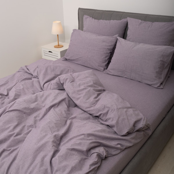 Комплект постельного белья Viluta Евро Вареный хлопок Wash 67