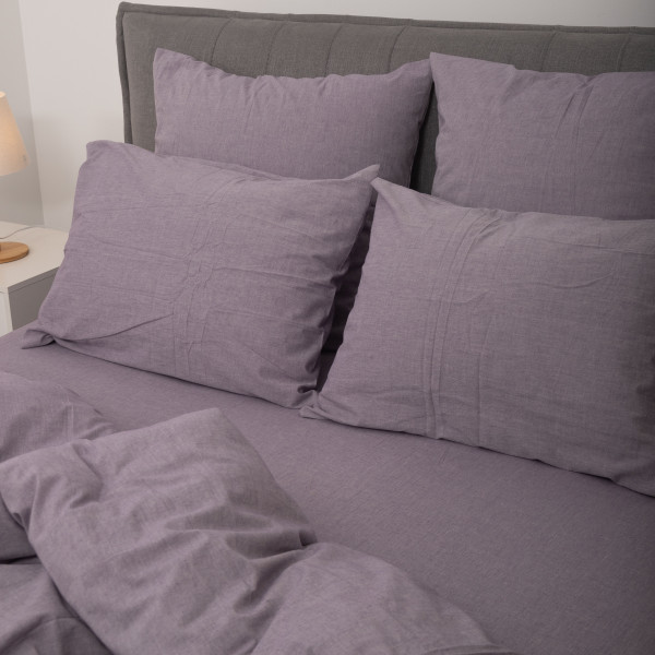 Комплект постельного белья Viluta Евро Вареный хлопок Wash 67