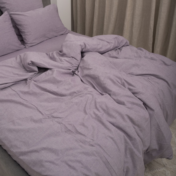 Комплект постельного белья Viluta Евро Вареный хлопок Wash 67