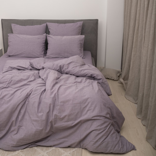 Комплект постельного белья Viluta Евро Вареный хлопок Wash 67