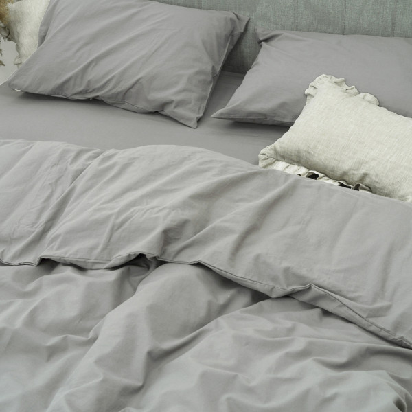 Комплект постельного белья Viluta Евро Вареный хлопок Wash 74