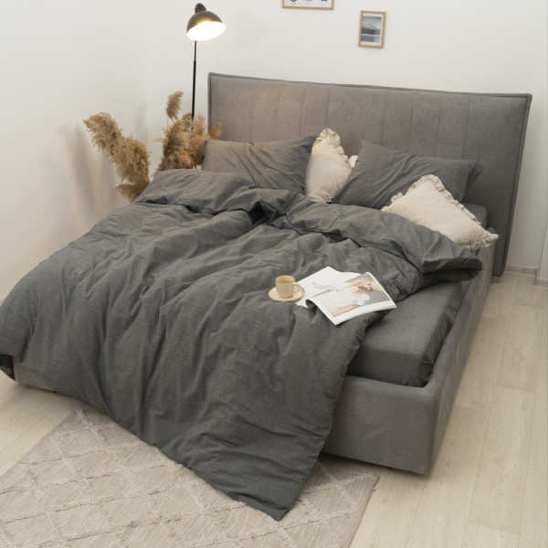 Комплект постельного белья Viluta Евро Вареный хлопок Wash 78