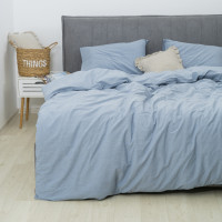 Комплект постельного белья Viluta Евро Вареный хлопок Wash 81