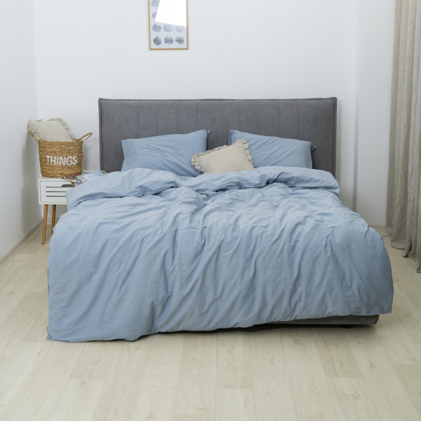 Комплект постельного белья Viluta Евро Вареный хлопок Wash 81