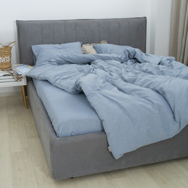 Комплект постельного белья Viluta Евро Вареный хлопок Wash 81