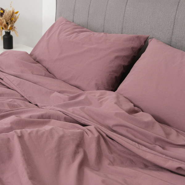 Комплект постельного белья Viluta Семейный Вареный хлопок Wash 83