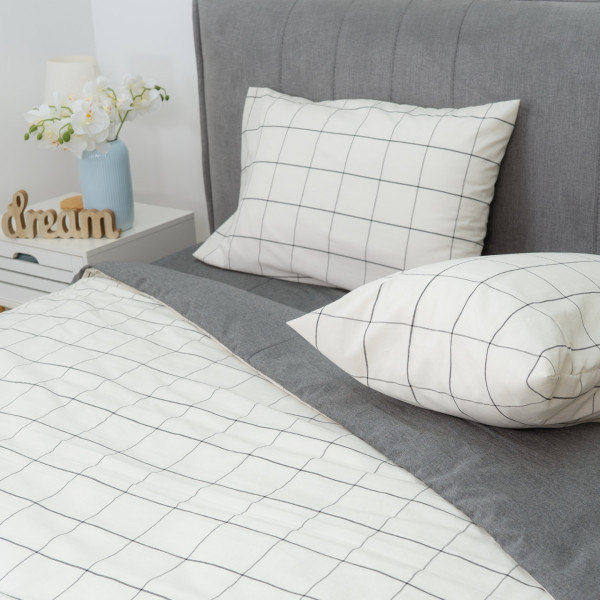 Комплект постельного белья Viluta Семейный Вареный хлопок Wash Printed 01