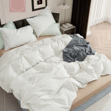 Комплект постельного белья Viluta Евро Вареный хлопок Wash Printed 03