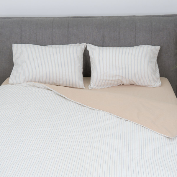 Комплект постельного белья Viluta Евро Вареный хлопок Wash Printed 03