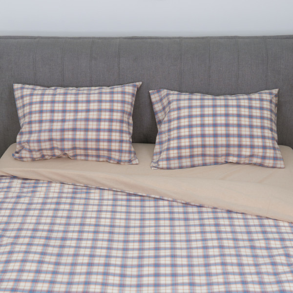 Комплект постельного белья Viluta Евро Вареный хлопок Wash Printed 06