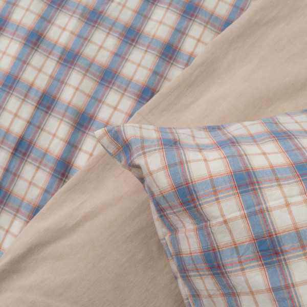 Комплект постельного белья Viluta Евро Вареный хлопок Wash Printed 06