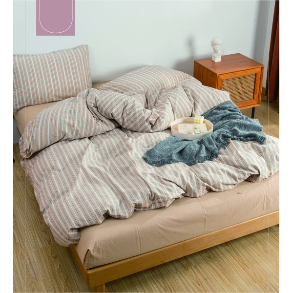 Комплект постельного белья Viluta Евро Вареный хлопок Wash Printed 07