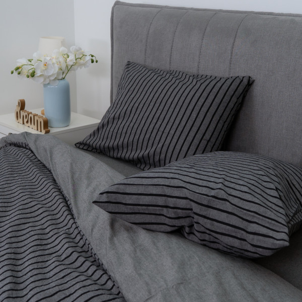 Комплект постельного белья Viluta Евро Вареный хлопок Wash Printed 09