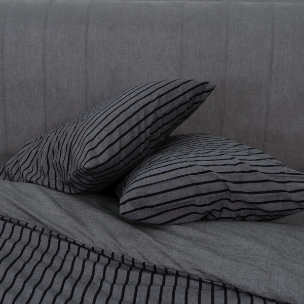 Комплект постельного белья Viluta Евро Вареный хлопок Wash Printed 09