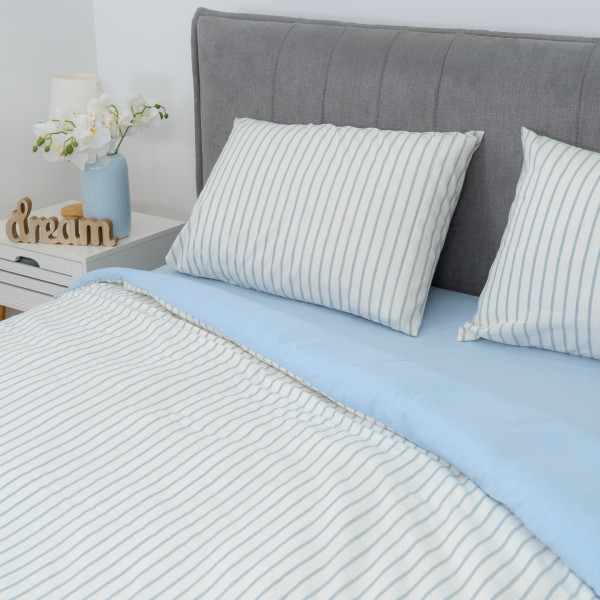 Комплект постельного белья Viluta Евро Вареный хлопок Wash Printed 10