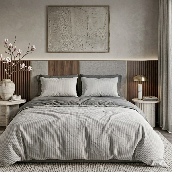 Комплект постельного белья Viluta Евро Вареный хлопок Wash Printed 12