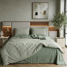 Комплект постельного белья Viluta Евро Вареный хлопок Wash Printed 14