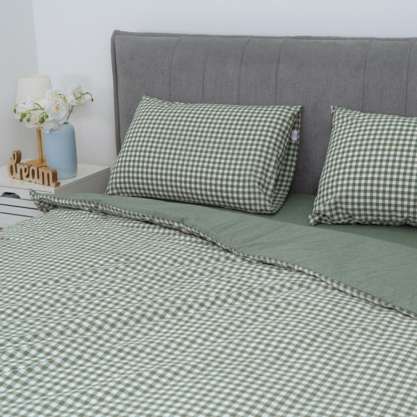 Комплект постельного белья Viluta Евро Вареный хлопок Wash Printed 14