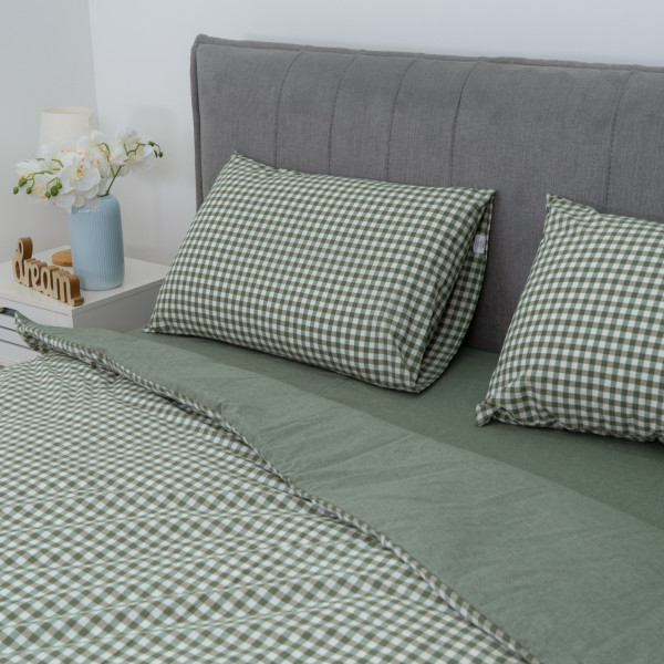 Комплект постельного белья Viluta Евро Вареный хлопок Wash Printed 14