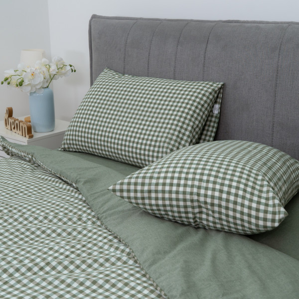 Комплект постельного белья Viluta Евро Вареный хлопок Wash Printed 14