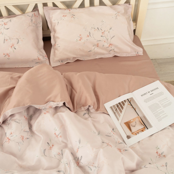 Комплект постельного белья Viluta Семейный Tencel (Тенсел) Т-01