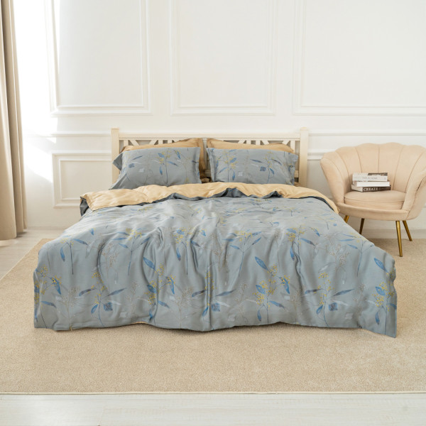 Комплект постельного белья Viluta Евро Tencel (Тенсел) Т-02