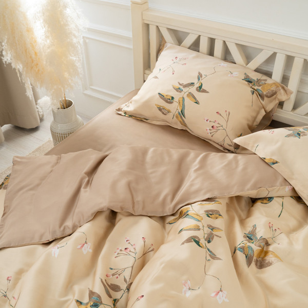 Комплект постельного белья Viluta Евро Tencel (Тенсел) Т-04