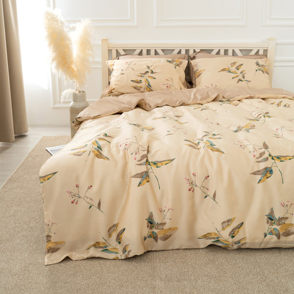 Комплект постельного белья Viluta Евро Tencel (Тенсел) Т-04