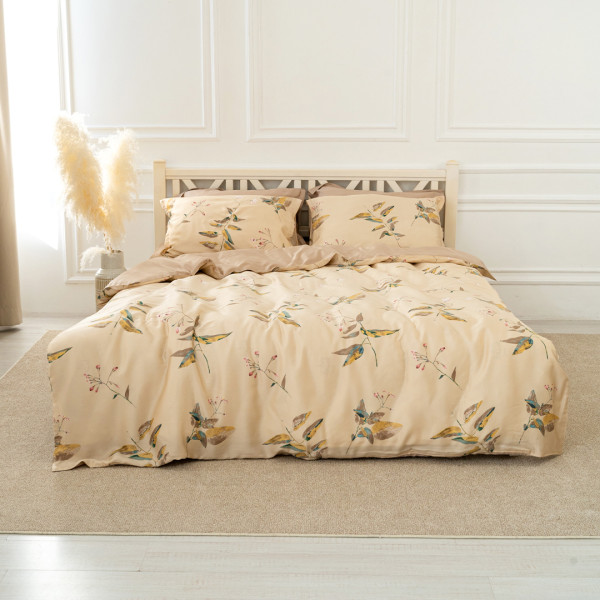 Комплект постельного белья Viluta Евро Tencel (Тенсел) Т-04