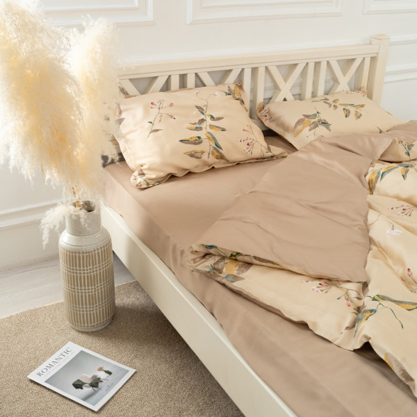 Комплект постельного белья Viluta Евро Tencel (Тенсел) Т-04