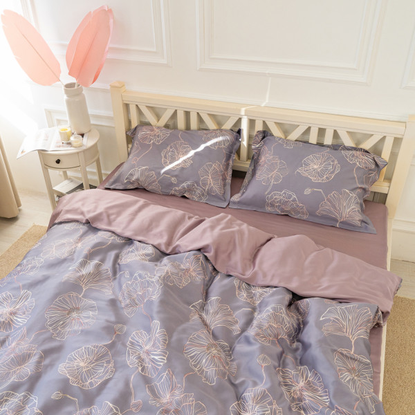 Комплект постельного белья Viluta Евро Tencel (Тенсел) Т-07