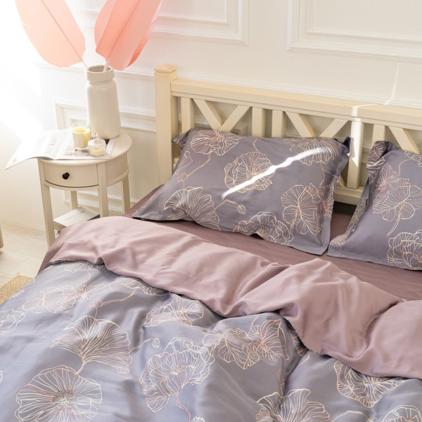 Комплект постельного белья Viluta Евро Tencel (Тенсел) Т-07